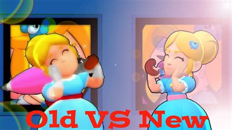 Piper fires a sniper shot from the top of her parasol. Old Piper VS New Piper | Comparación | Brawl Stars - YouTube