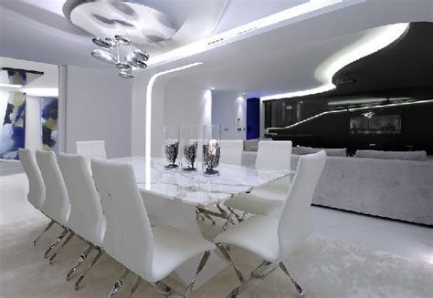 Dining Room Ideas In Futuristic Apartment Design And Remodel By A Cero
