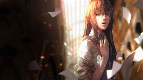 358357 Makise Kurisu Anime 4k Wallpaper Rare Gallery Hd Wallpapers