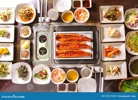 Healthy Korean Dining Table Stock Photo Image Of Chinese Ceramic