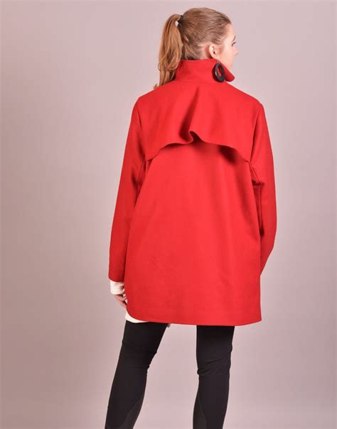 Red Coat Women Coat Wool Jacket Winter Coat Warm Coat Etsy Coats