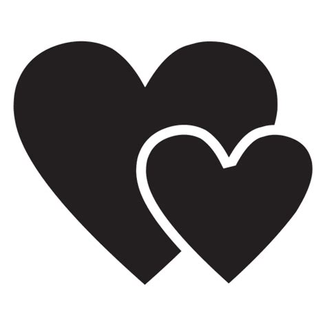 Heart Logo With Two Hearts Transparent Png And Svg Vector File
