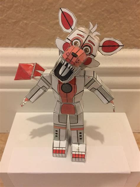 Funtime Foxy Papercraft By Partytyme3000 On Deviantart