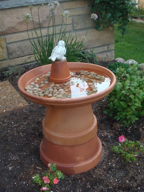 20 Diy Bird Bath Fountain