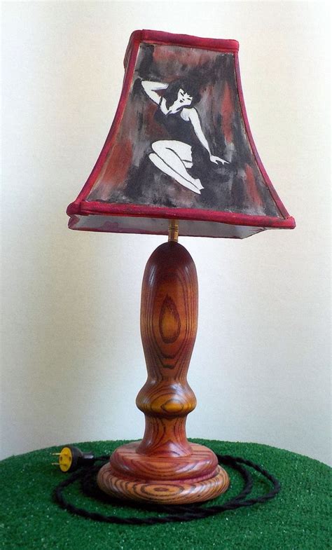 Wooden Pin Up Lamp With Shade Lighting Home And Living