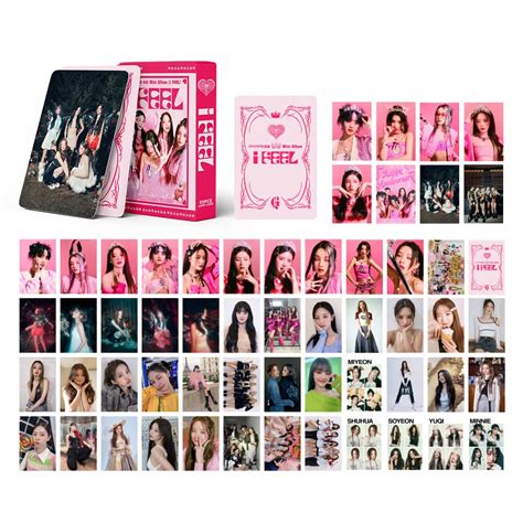 Buy Kpop Girl Group G I Dle Ifeel Lomo Cards 55pcs G I Dle Photo