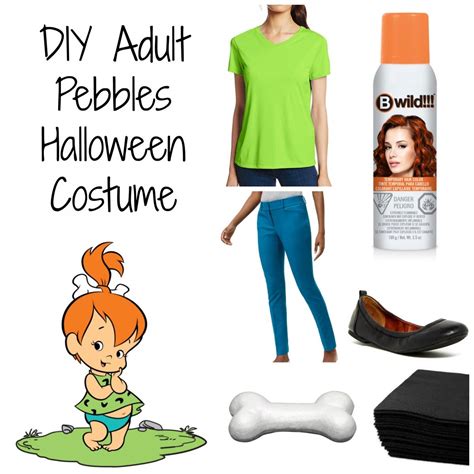 Diy Adult Pebbles Halloween Costume Pebbles Halloween Costumes