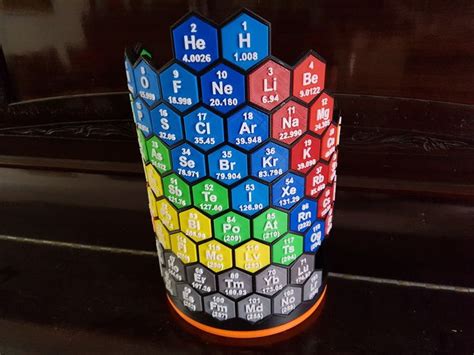 3d Periodic Table By Ezesko Periodic Table Art 3d Printing Prints