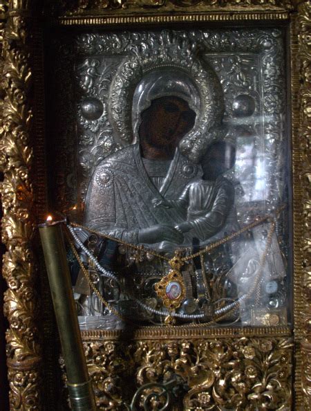 Agion Oros Mount Athos 0062 The Holy Icon Of Panagia Fovera Prostasia Holy Monastery Of