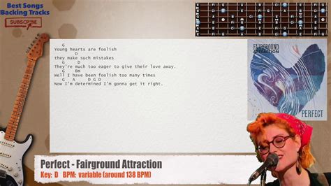 Perfect Fairground Attraction Guitar Backing Track With Chords And