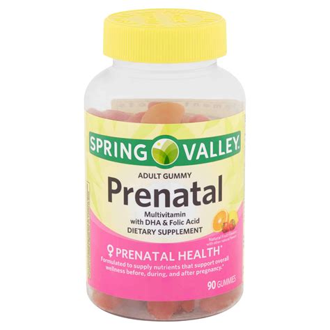 Spring Valley Prenatal Multivitamin Gummies 90 Ct