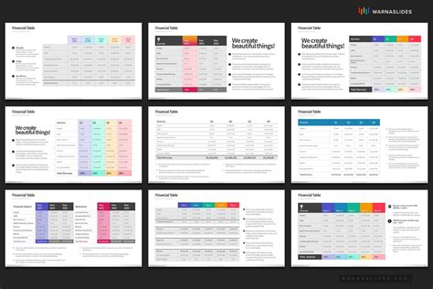 Tables Powerpoint Template Powerpoint Slide Master Templates