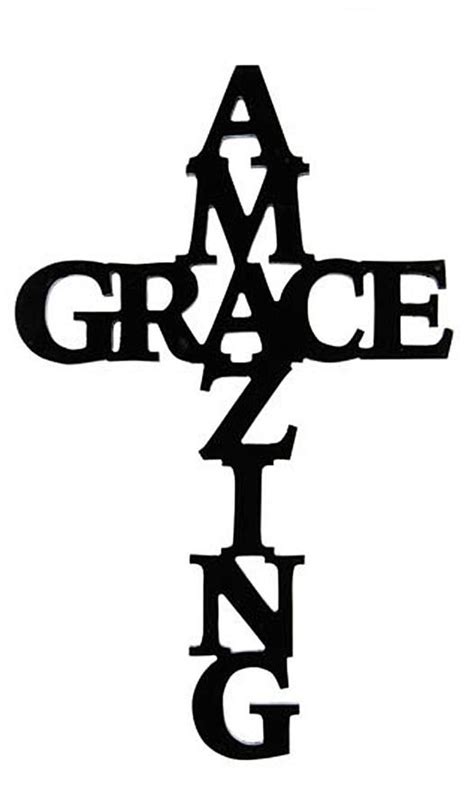 Amazing Grace Cross Kcs Amazing Grace Cross Cross Wall Art