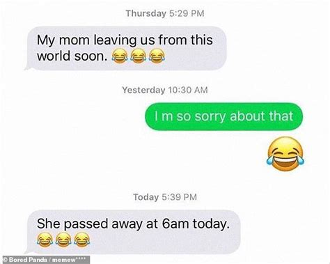 072023 Hilarious Messages Of People Mistakenly Using The Cry Laughing Emoji As A Mark Of Sadness