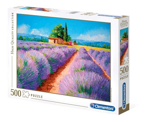 Clementoni 500 Piece Jigsaw Puzzle Collection Lavender Scent