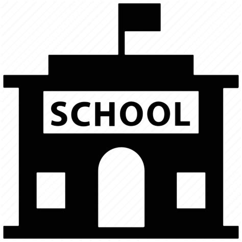 Education Building School Building School Building Icon Download
