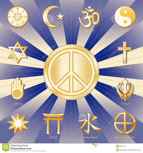 World Peace, Many Faiths Stock Image - Image: 5811701
