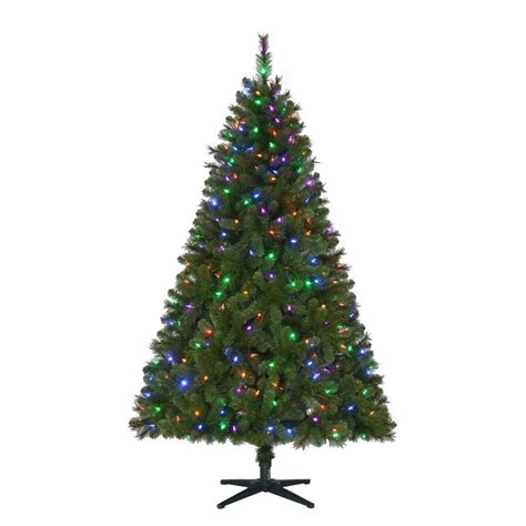 65 Wesley Artificial Pre Lit Led Christmas Tree Wcolor