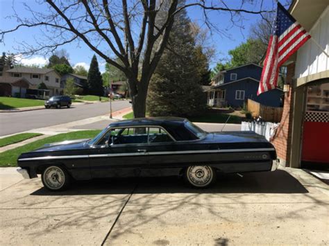 1964 Chevrolet Impala Ss Super Sport Unrestored Original Daytona Blue