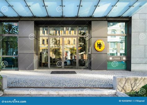 Kiev Ukraine ï¿½ September 8 2016 Entrance Of German Embassy In Kiev Ukraine Editorial Photo