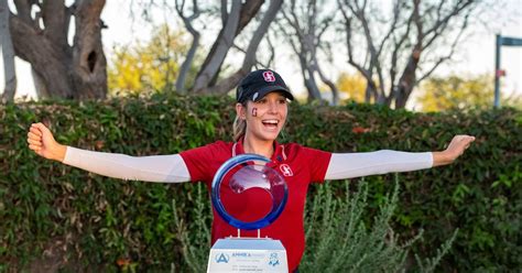 American Golfer Stanford Freshman Rachel Heck Wins 2021 Annika Award Presented By Stifel