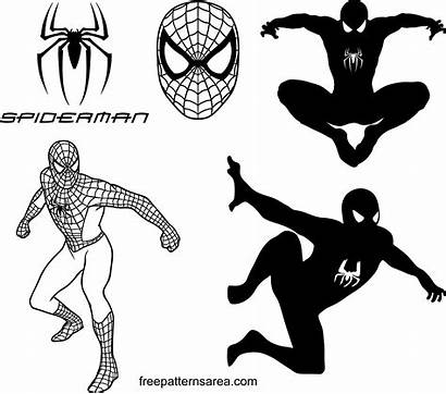 Spider Silhouette Symbol Vector Svg Dxf Template