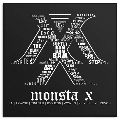 The Best Monsta X Logo Sonata Walls