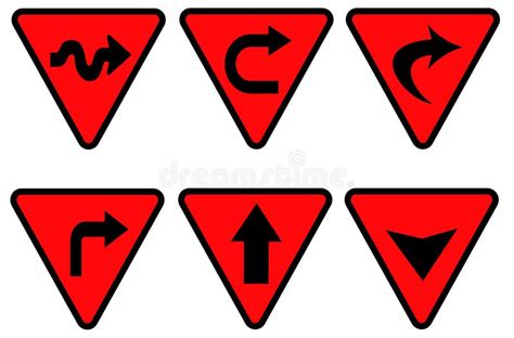 Red And White Triangular Sign At An Intersection Means
