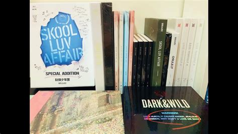Let's be good partners with us. UNBOXING ♡ BTS ALBUMS (DEBUT - 2017) - YouTube