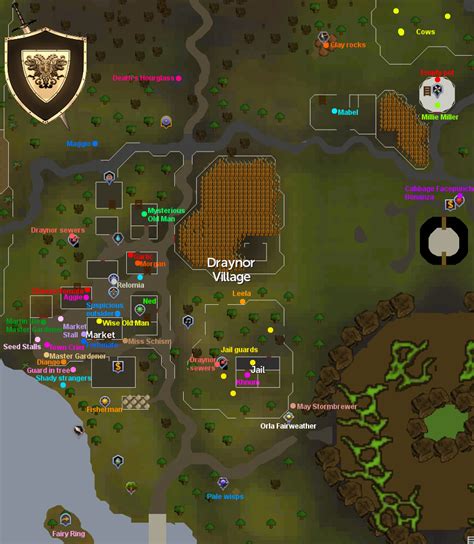 Draynor Village Map Runescape Guide Runehq