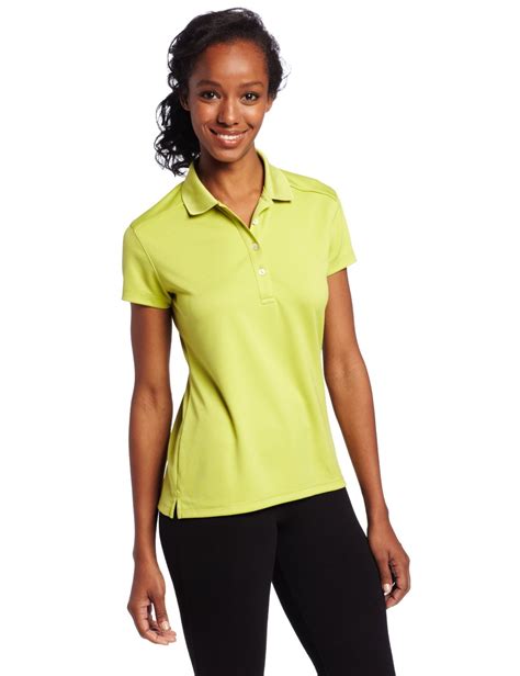 Callaway Womens Short Sleeve Solid Double Knit Golf Polo Shirts