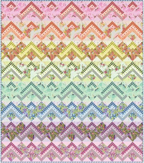Freespirit Fabrics Tula Pink Everglow High Voltage Quilt Kit