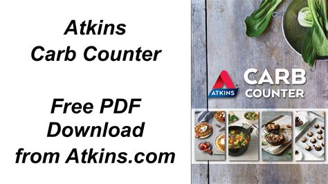 Atkins Carb Counter Free Printable Pdf Download All Atkins Phases
