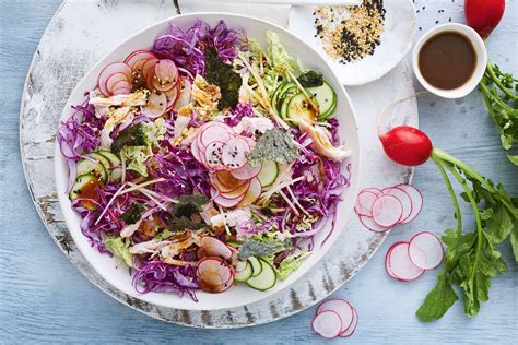 Japanese Style Shredded Chicken Salad Recipe