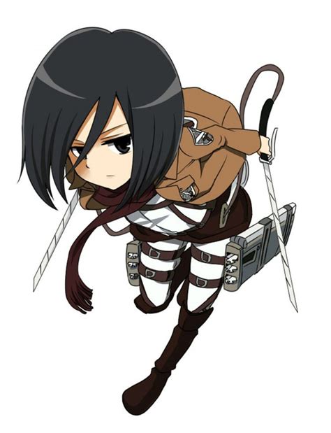 Anime Embroidery Aot Mikasa Chibi Attack Age Store Embroidery