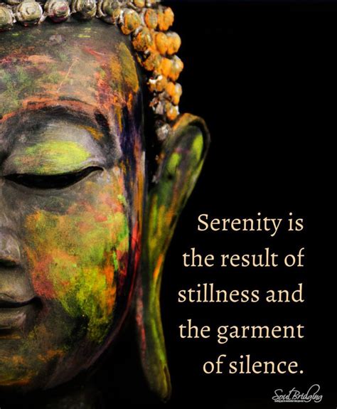 Serenity Is The Result Of Stillness Inspirational Spiritual Quotes