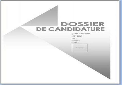 Télécharger Page De Garde Dossier De Candidature Pour Windows Freeware