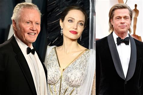 Angelina Jolies Dad Jon Voight Sends Message To Brad Pitt Celebrity