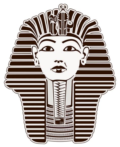 Black And White King Tut Egyptian Kings Egyptian Pharaohs Ancient