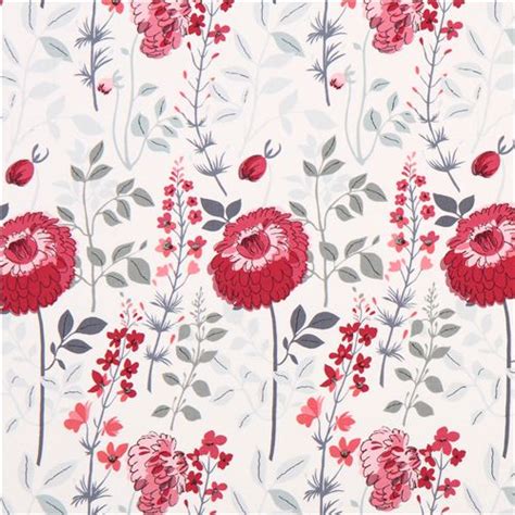 White Flower Fabric Flirt Floral By Dear Stella From The Usa Modes4u