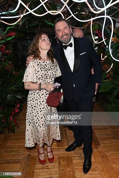 Tara Mckillop And Lee Mack Attend The Champagne Reception During The