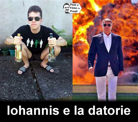 Save and share your meme collection! Poze Amuzante / haioase / meme: Klaus Iohannis cu ochelari ...