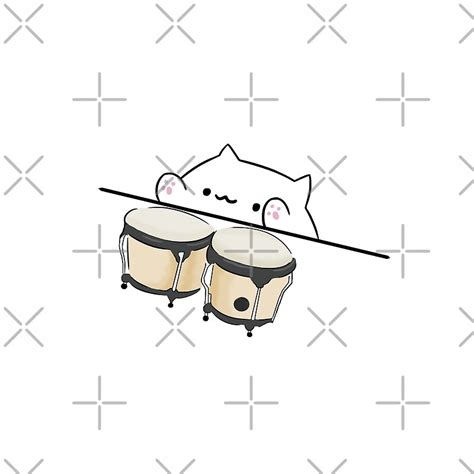 Bongo Cat Meme By Barnyardy Redbubble