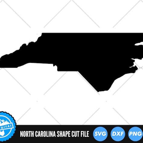 Art And Collectibles North Carolina Svg Dfx North Carolina State Cut File