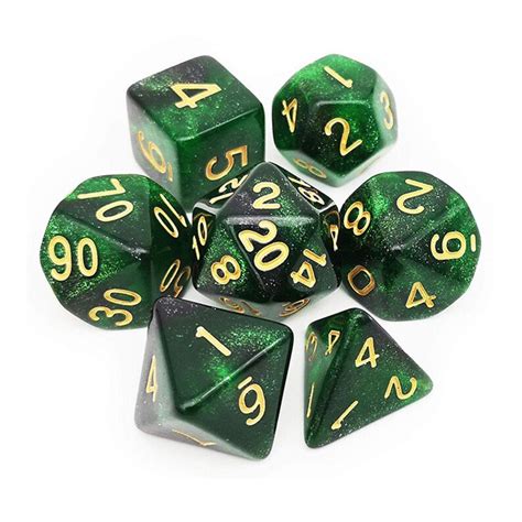 Stone Dice Set Polyhedral Dice Dandd Dice Kklivingsupplies Etsy