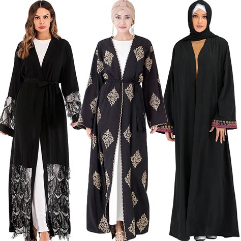 Women Women S Clothing Ramadan Open Abaya Dubai Kimono Kaftan Women