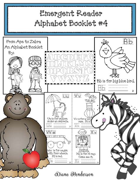 Another Alphabet Emergent Reader Dollar Deal Alphabet Activities