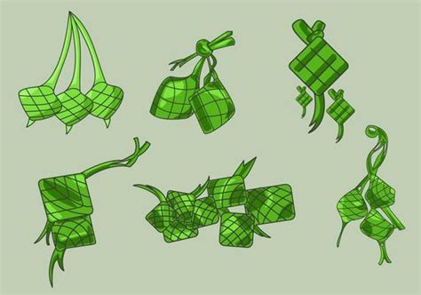 Ketupat Vector Art Icons And Graphics For Free Download
