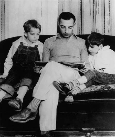 Buster Keaton With His Two Sons Buster Keaton In Pictures Pictures