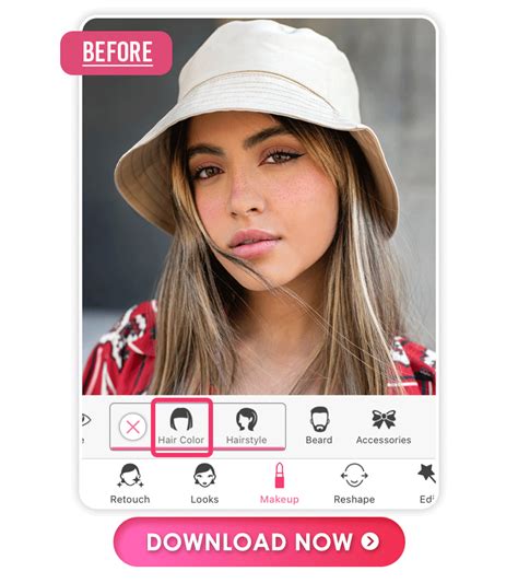 Best Brown Hair Filter App To Try Brunette Hair For Free Perfect
